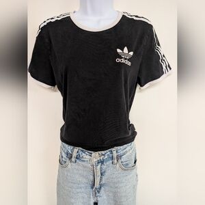 Vintage Adidas Black Classic T-Shirt